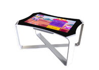 میز لمسی سیستم اندروید وای فای کیوسک میز LCD تعاملی میز صفحه لمسی هوشمند چند رویه قهوه برای اطلاعات بازی کودکان