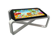میز لمسی سیستم اندروید وای فای کیوسک میز LCD تعاملی میز صفحه لمسی هوشمند چند رویه قهوه برای اطلاعات بازی کودکان